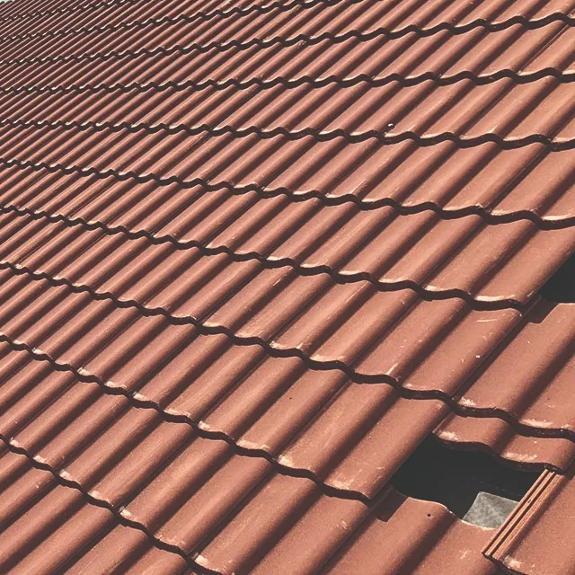 Completed new tiled roof