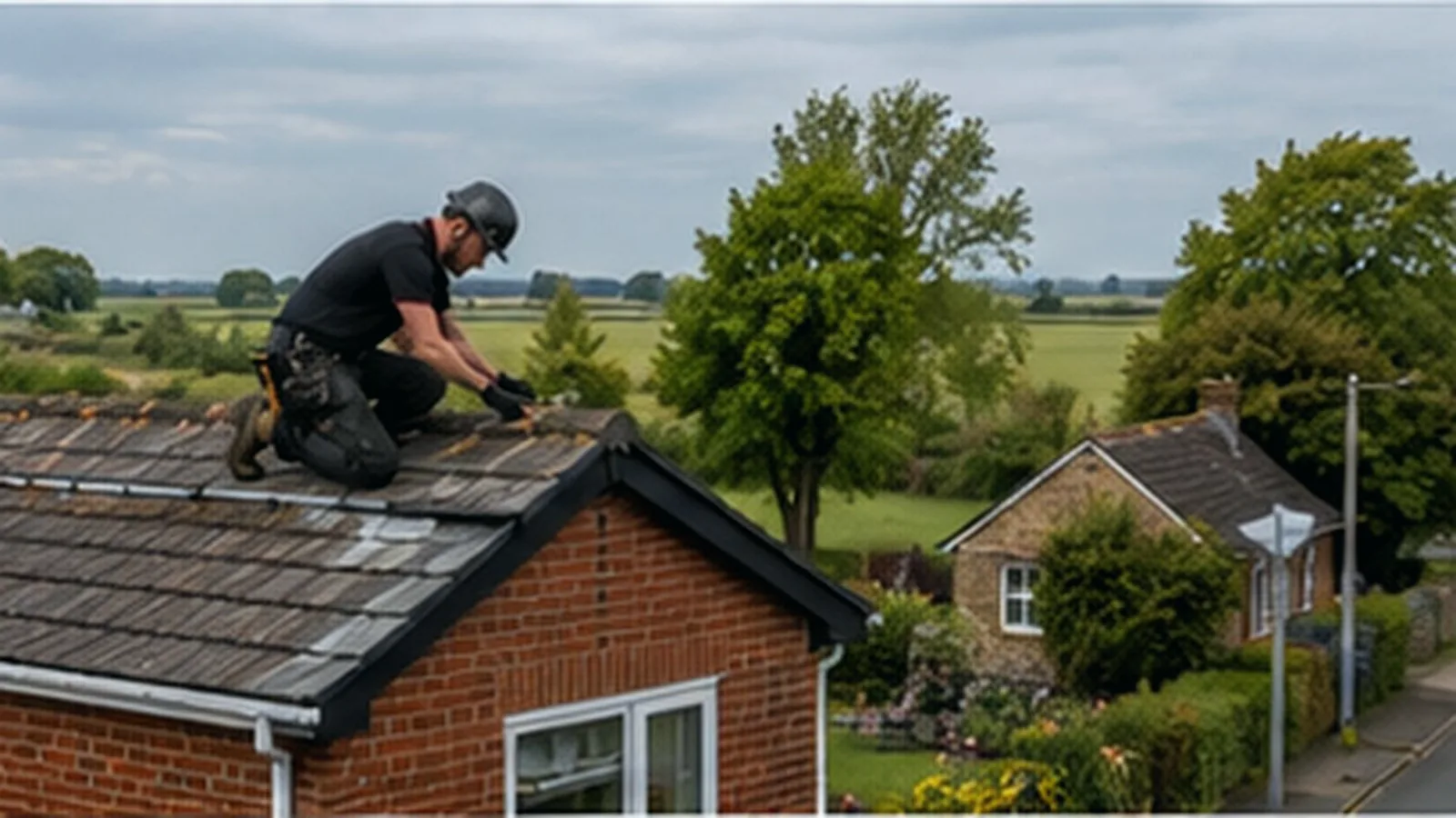 Roofing work on a Great Missenden home