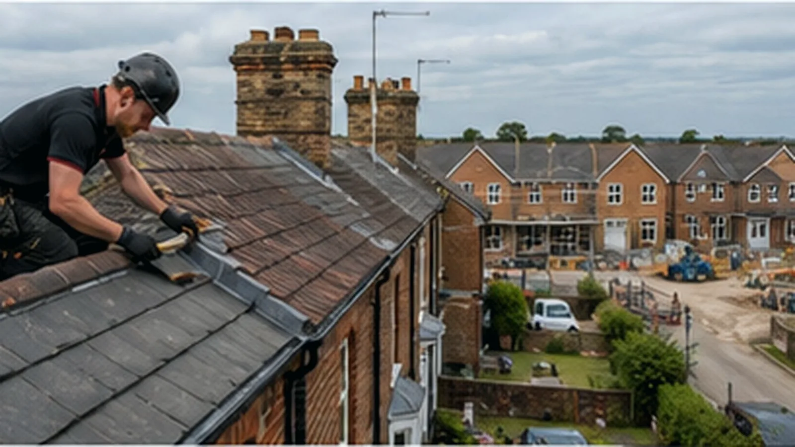 Roofing work on a Hemel Hempstead home