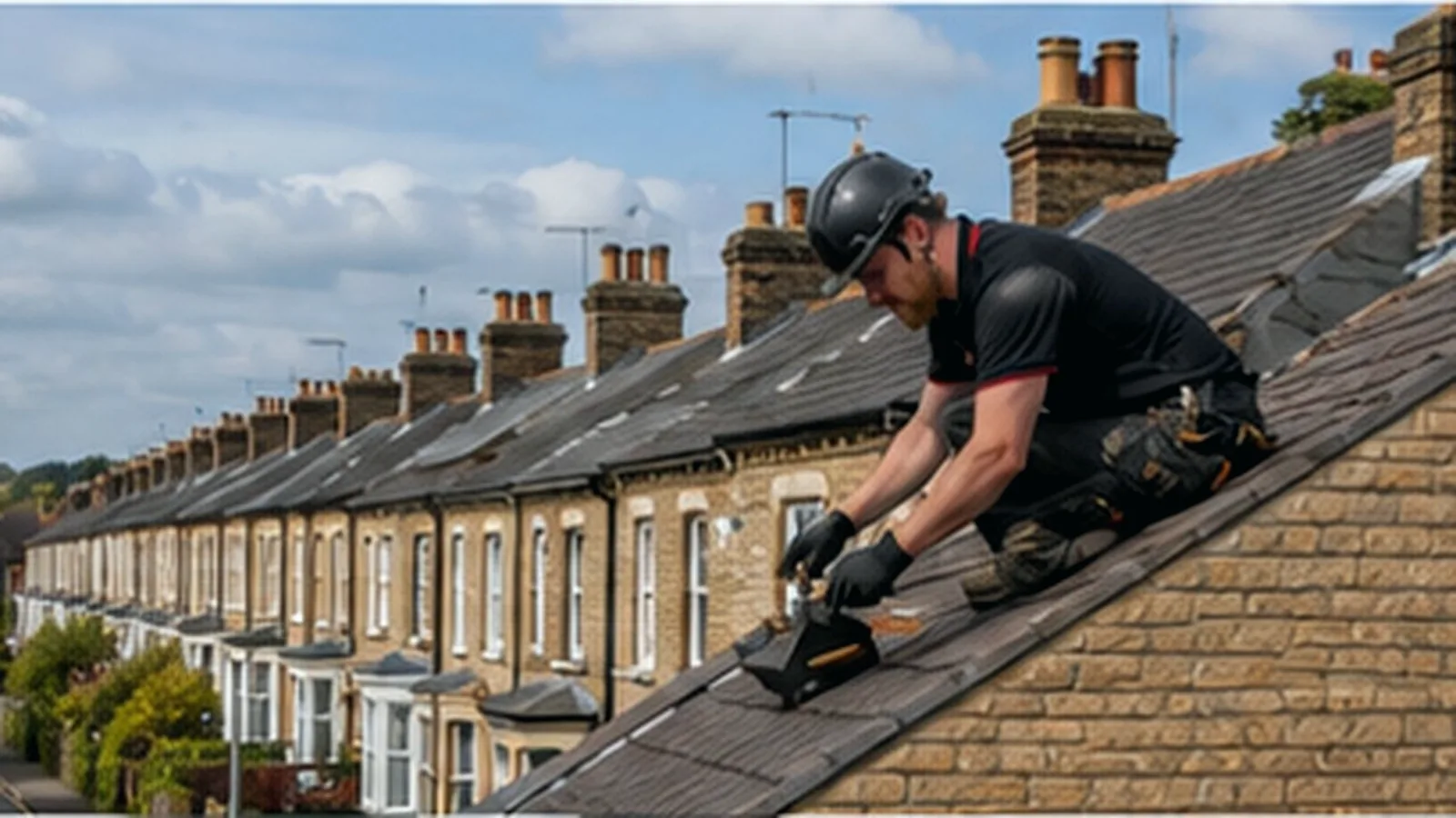 Roofing work on a Princes Risborough home